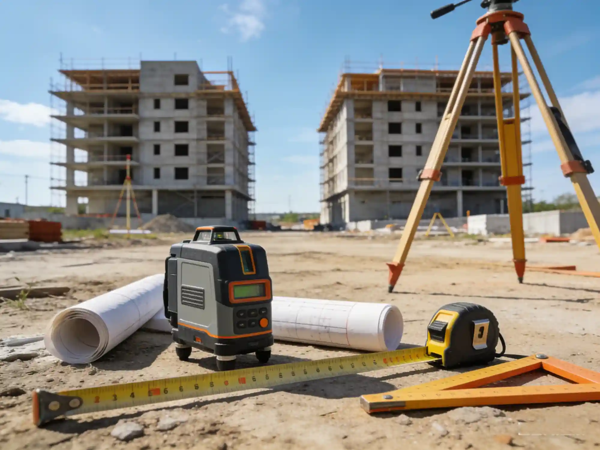 户外勘测建筑距离